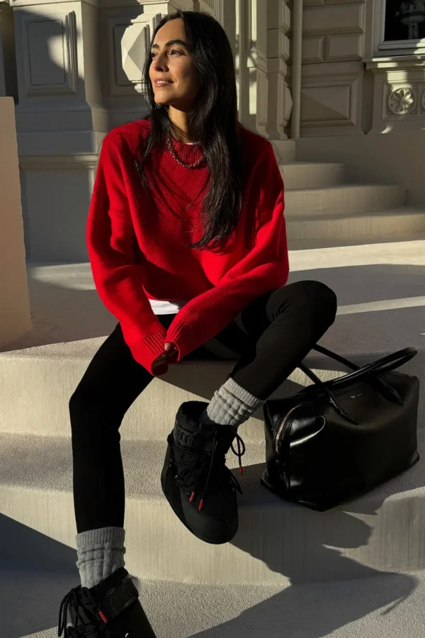 Anita Hass Pullover<Pullover 'Heart' in Rot