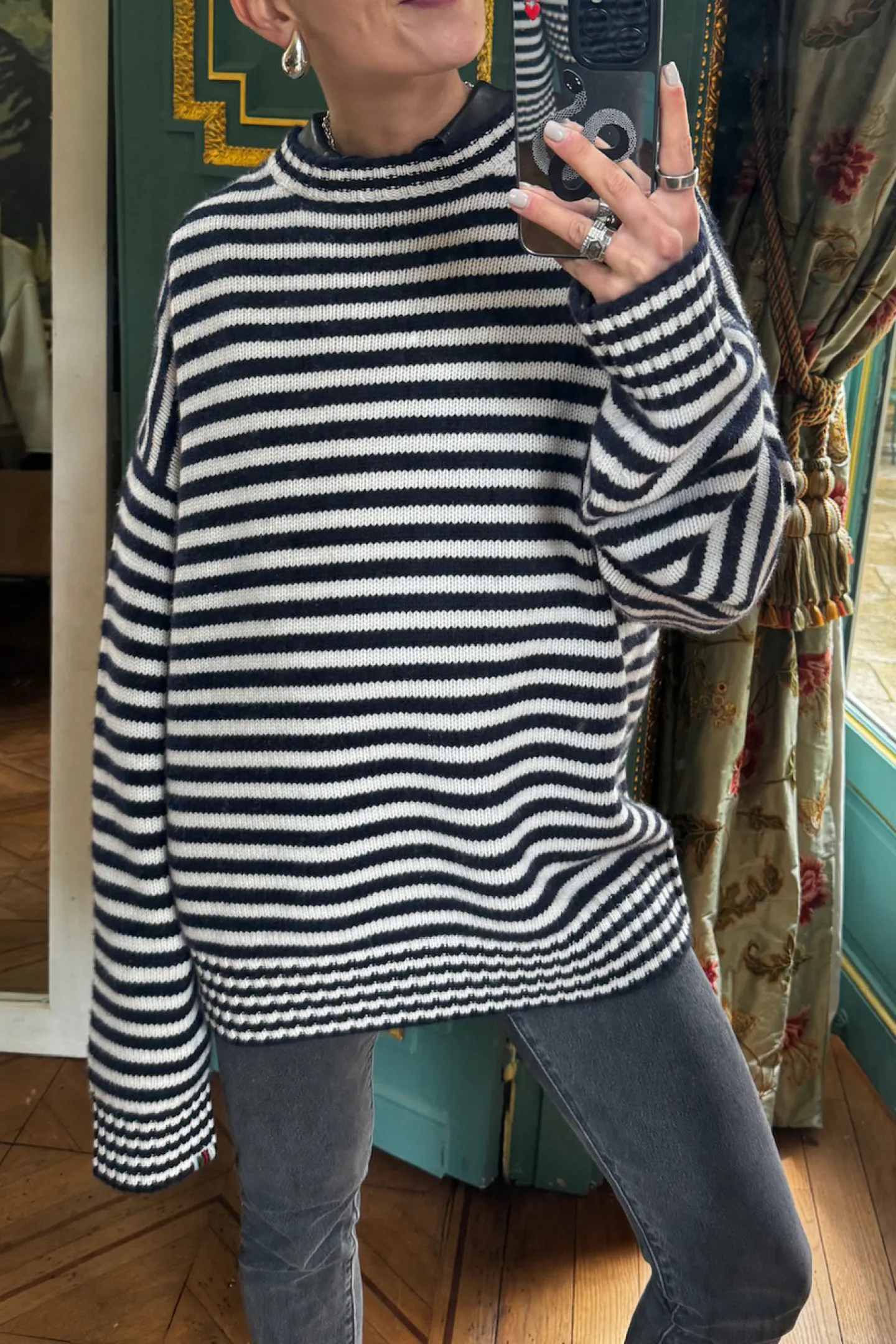 pullover_lovely_n__in_bre_1.webp Extreme Cashmere Pullover<Pullover Lovely N° 383 in Breton