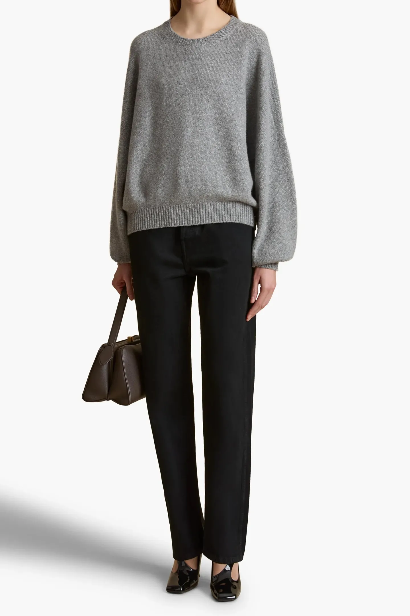 pullover_margaux_in_fog_1.webp Khaite Pullover<Pullover Margaux in Fog