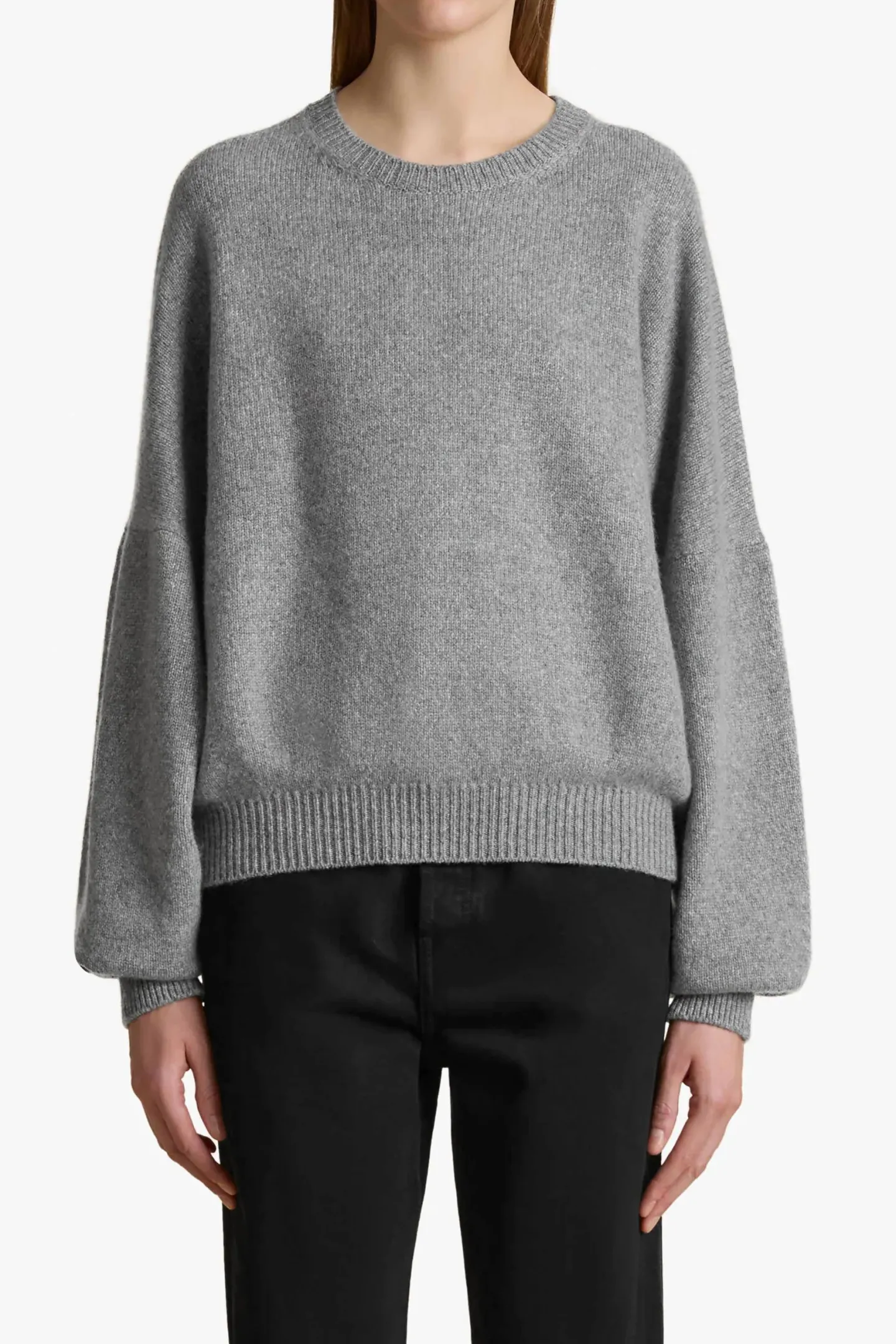 pullover_margaux_in_fog_2.webp Khaite Pullover<Pullover Margaux in Fog