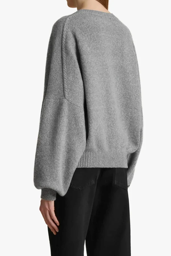 Khaite Pullover<Pullover Margaux in Fog