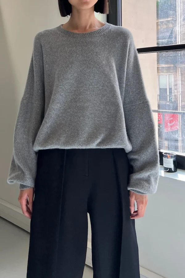 Khaite Pullover<Pullover Margaux in Fog