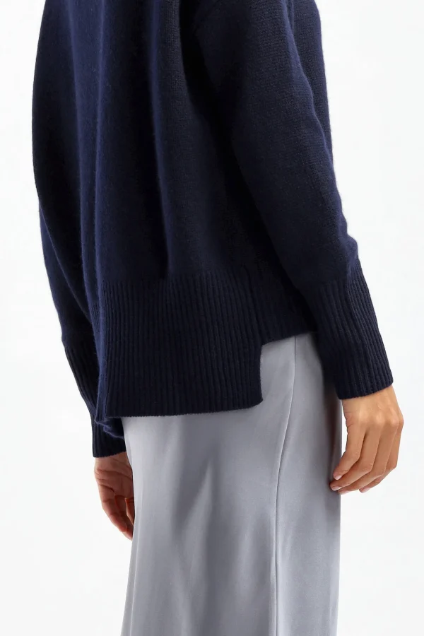 Lisa Yang Pullover<Pullover Mila in Navy