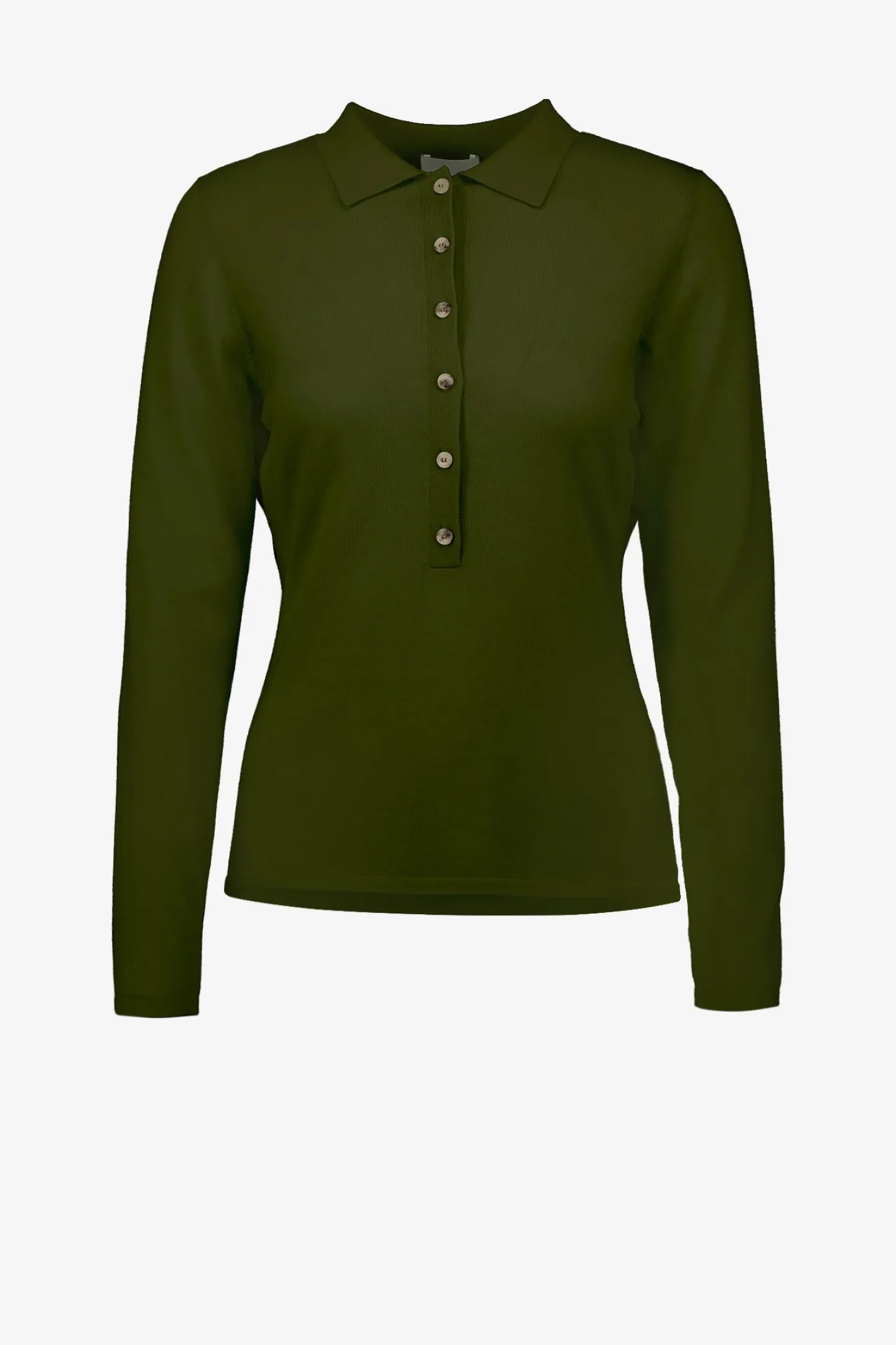 pullover_polo_in_grn_0.webp Allude Pullover<Pullover Polo in Grün