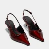 aeyde Heels<Pumps Saba in Red Metallic