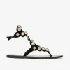 Isabel Marant Sandalen & Slipper<Sandale Velvee in Schwarz/Silber