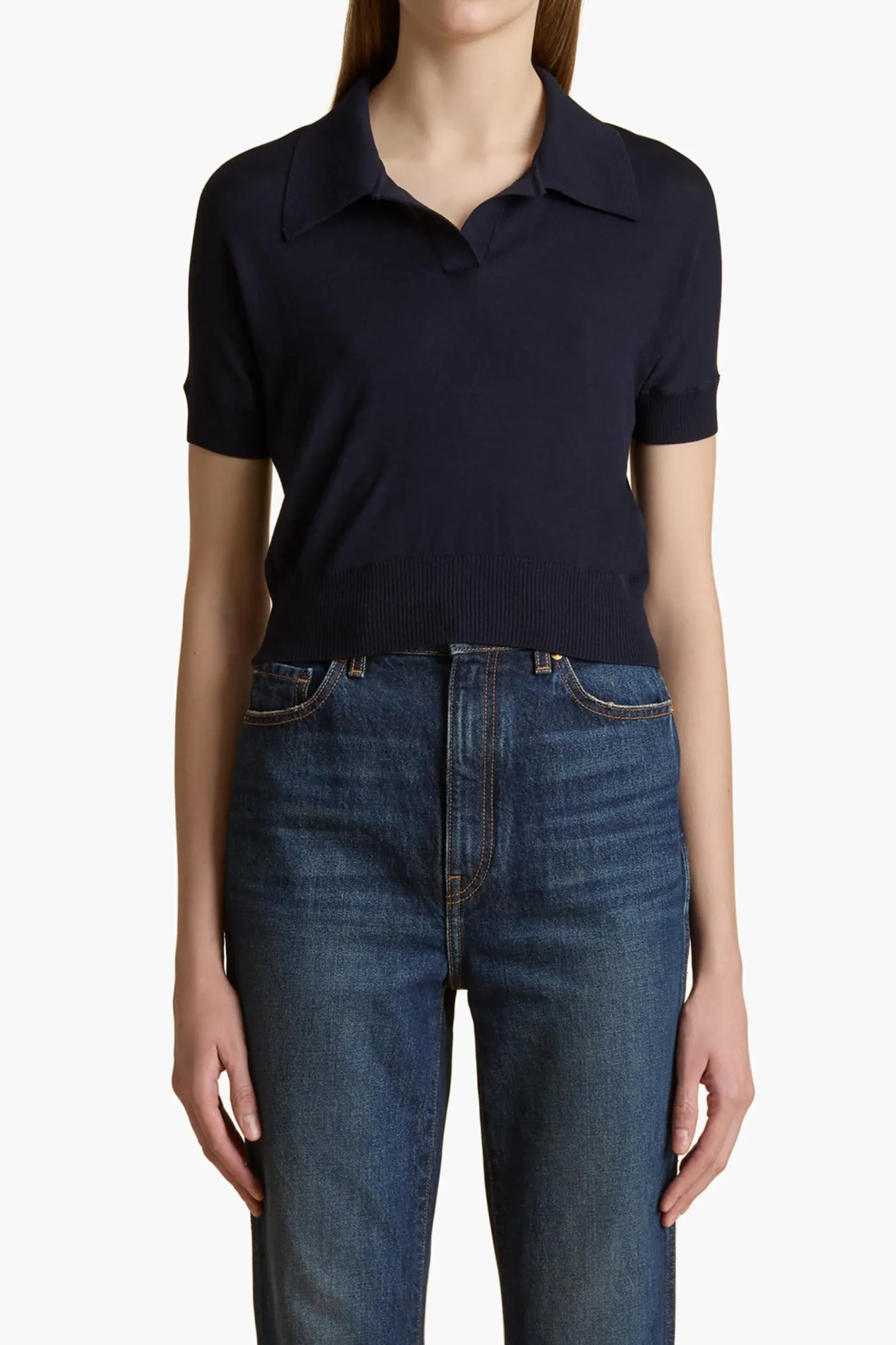strickshirt_morgane_in_mi_1.webp Khaite Pullover<Strickshirt Morgane in Midnight Navy