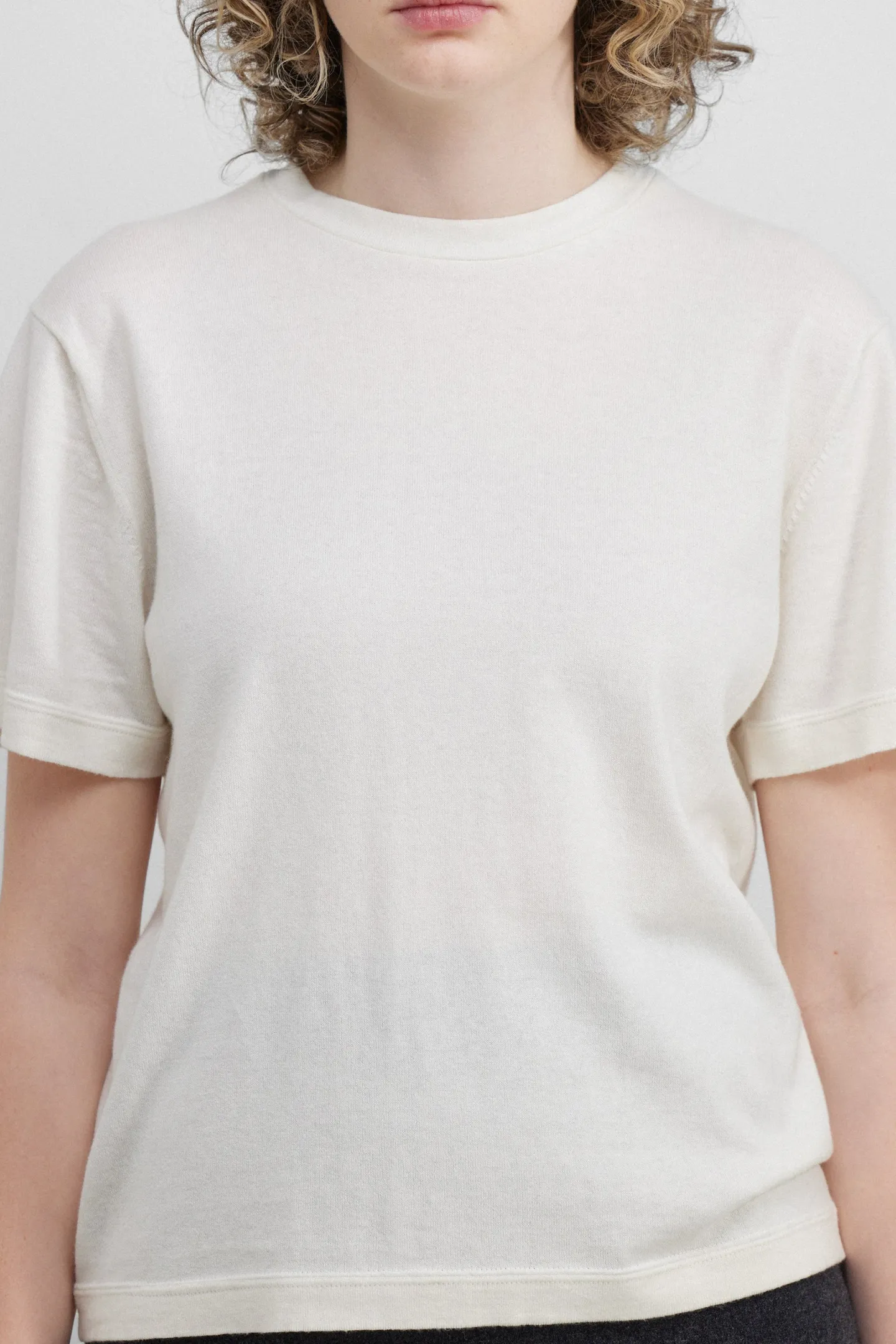 strickshirt_n__cuba_in_sn_1.webp Extreme Cashmere Shirts, Tank Tops & Longsleeves<Strickshirt N° 268 Cuba in Snow