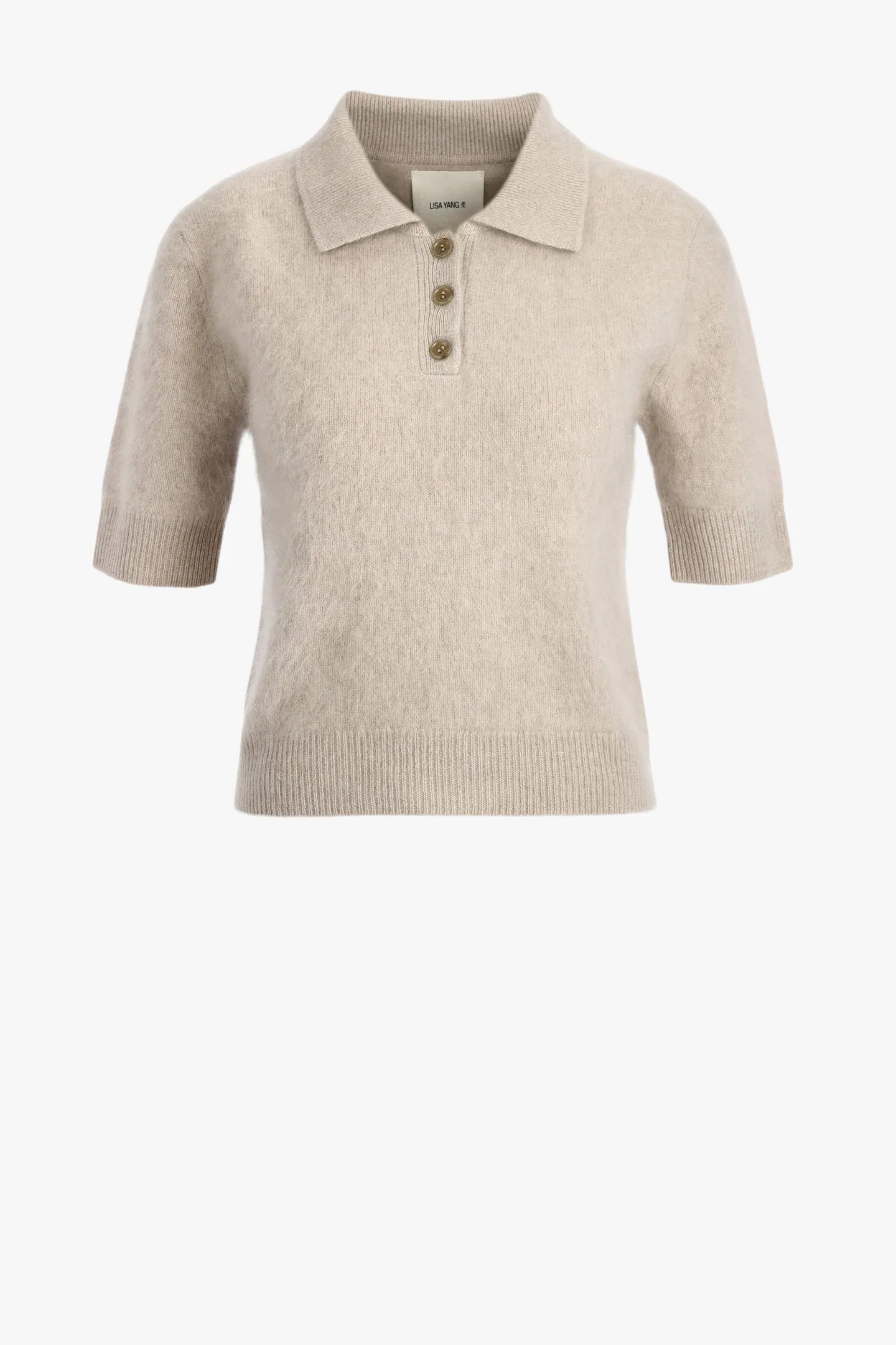 stricktop_carolyn_in_brus_0-1.webp Lisa Yang Pullover<Stricktop Carolyn in Brushed Sand