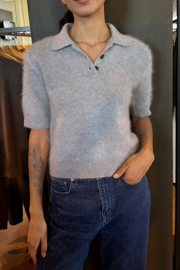 Lisa Yang Pullover<Stricktop Carolyn in Brushed Cloudy