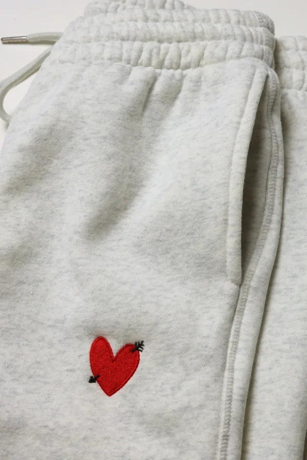 Anita Hass Gym Hosen & Jumpsuits<Sweatpants 'Heart' in Vintage Grey