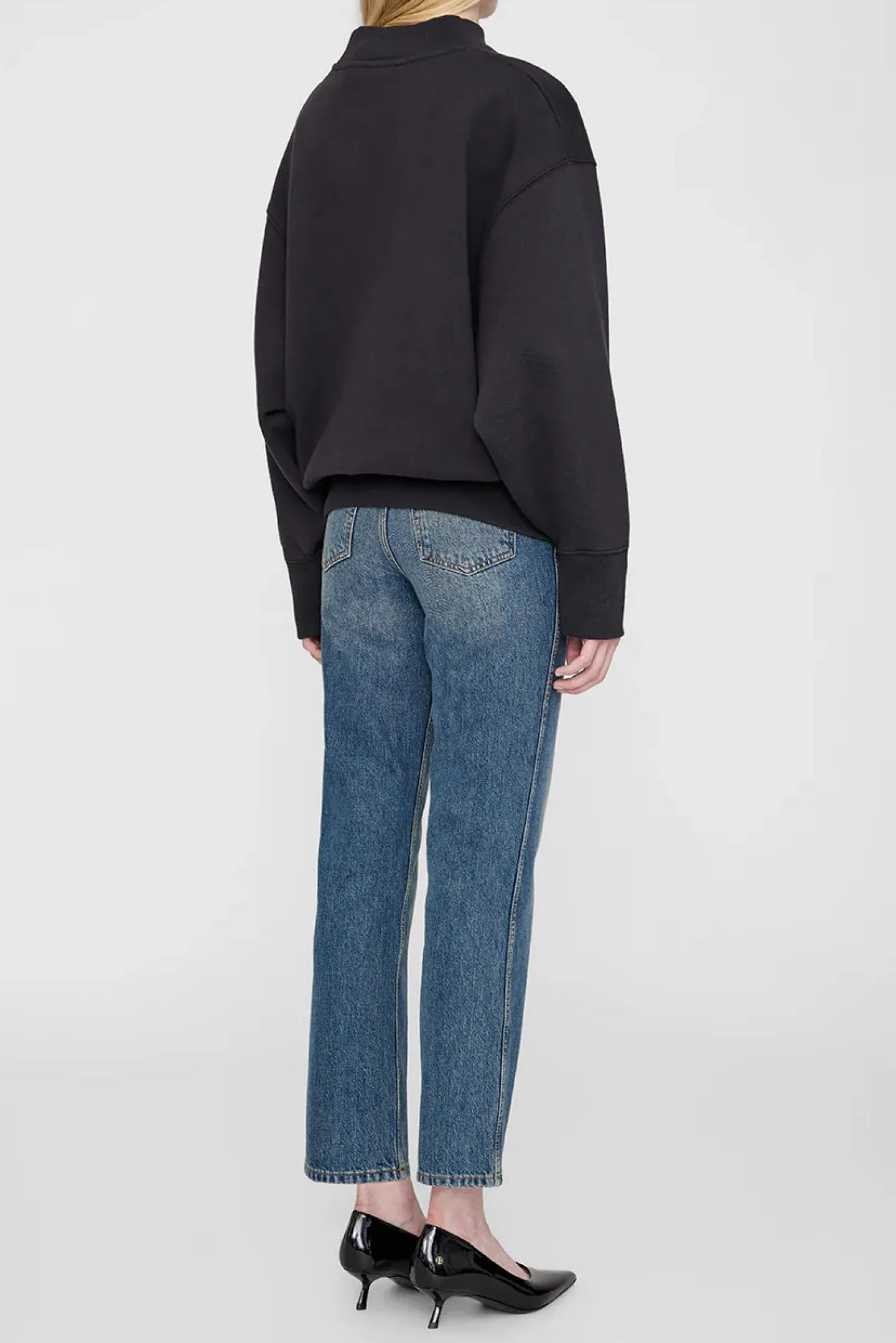 sweatshirt_bradie_in_schw_2.webp Anine Bing Hoodies & Sweatshirts<Sweatshirt Bradie in Schwarz