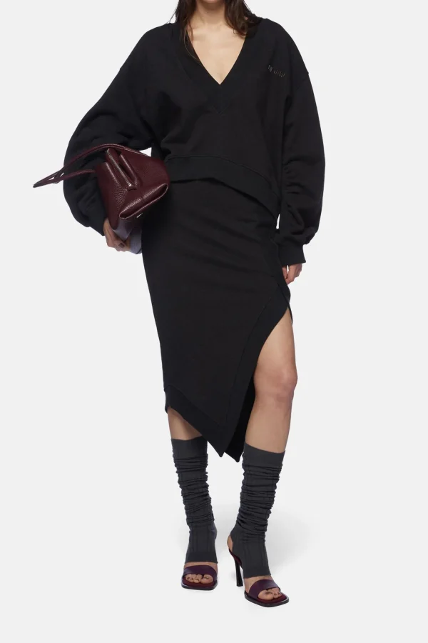 The Attico Pullover<Sweatshirt Fade in Schwarz/Braun