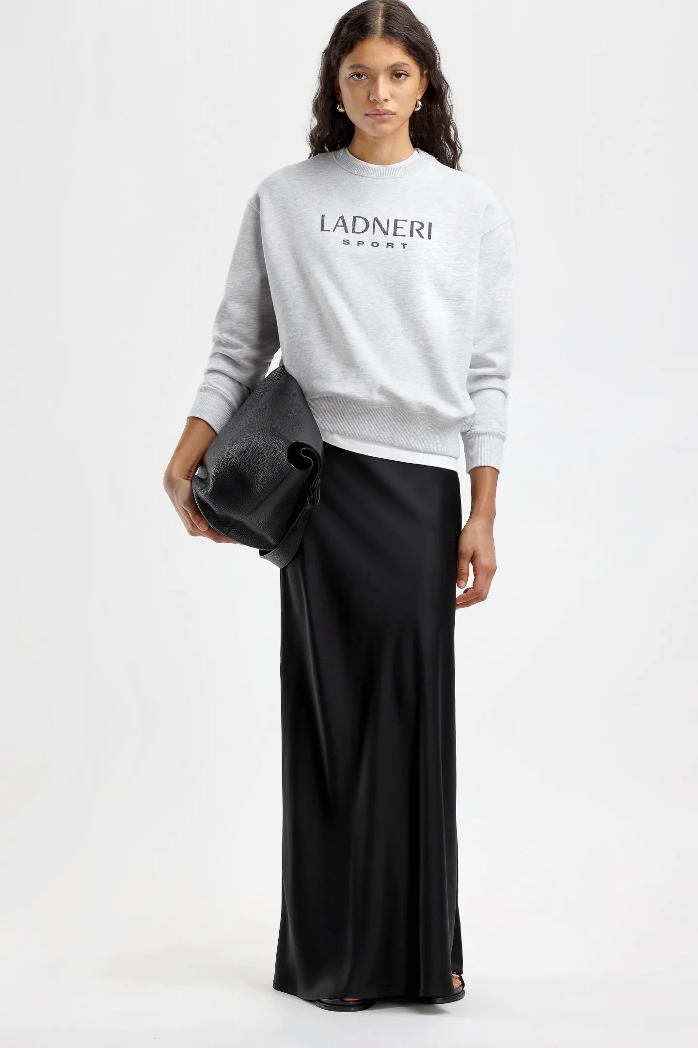 sweatshirt_lquipe_in_vint_1.webp Ladneri Hoodies & Sweatshirts<Sweatshirt L’Équipe in Vintage Grey