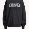 Anine Bing Hoodies & Sweatshirts<Sweatshirt Miles Blur in Schwarz