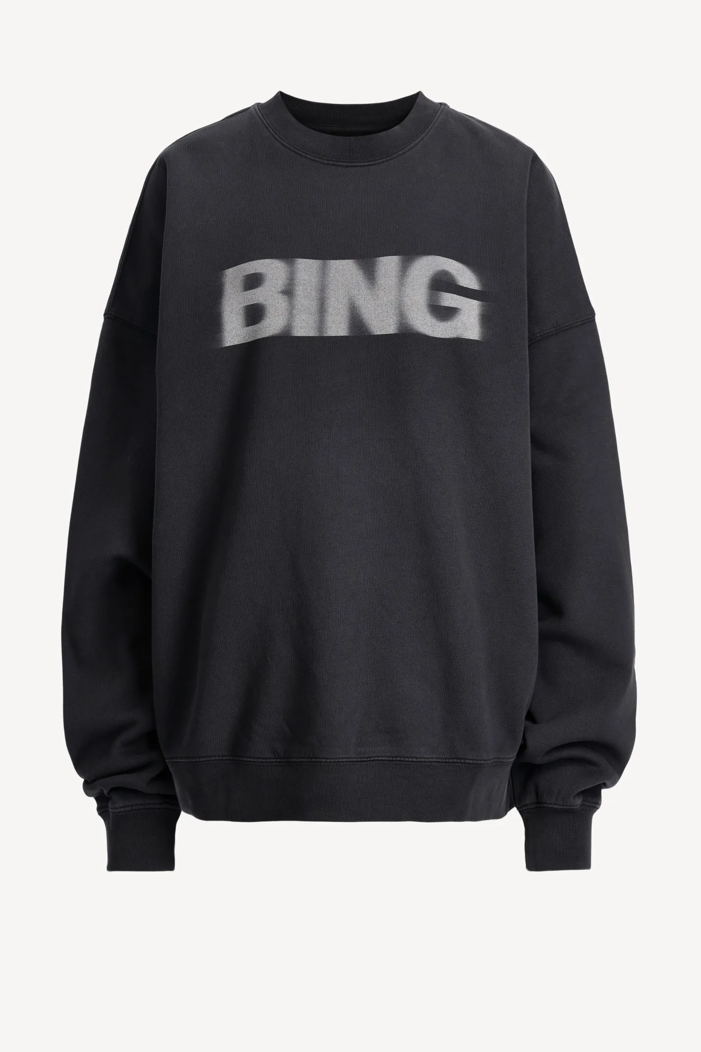 sweatshirt_miles_blur_in__0.webp Anine Bing Hoodies & Sweatshirts<Sweatshirt Miles Blur in Schwarz