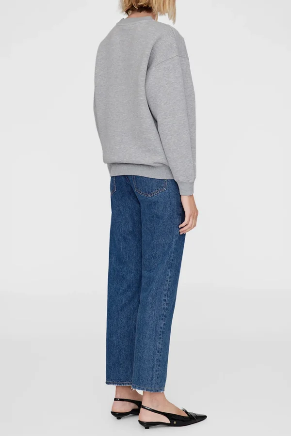 Anine Bing Hoodies & Sweatshirts<Sweatshirt Spencer in Medium Grey