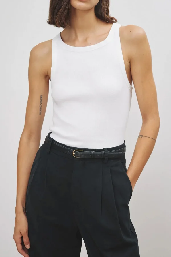 Nili Lotan Shirts, Tank Tops & Longsleeves<Tank Top Jennifer in Weiß