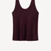 Anine Bing Blusen & Tops<Top Lea in Burgundy
