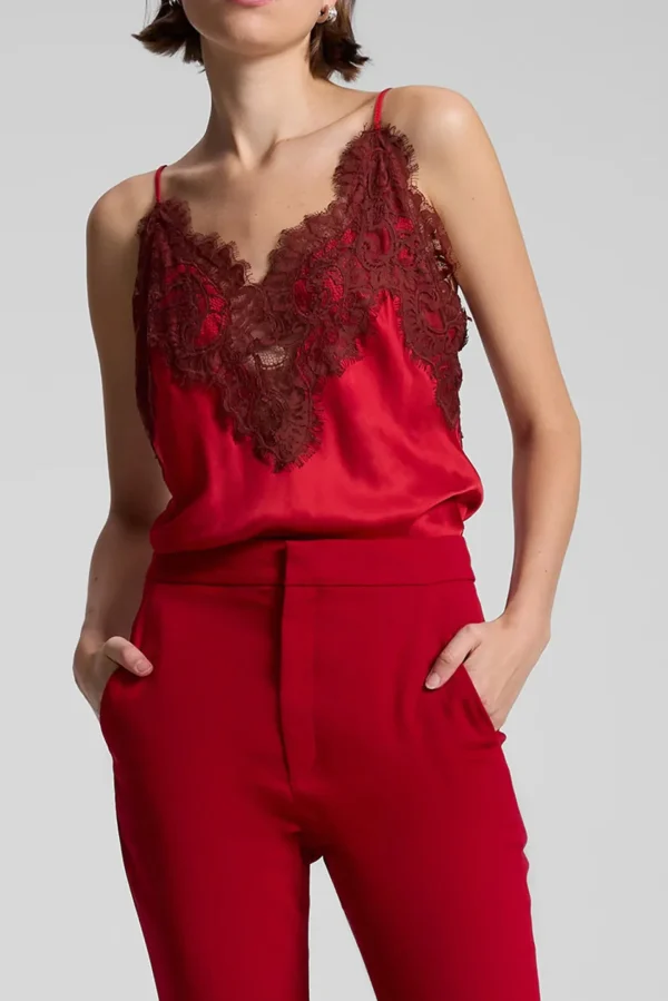 A.L.C. Blusen & Tops<Top Lennon in Really Red/Bosco