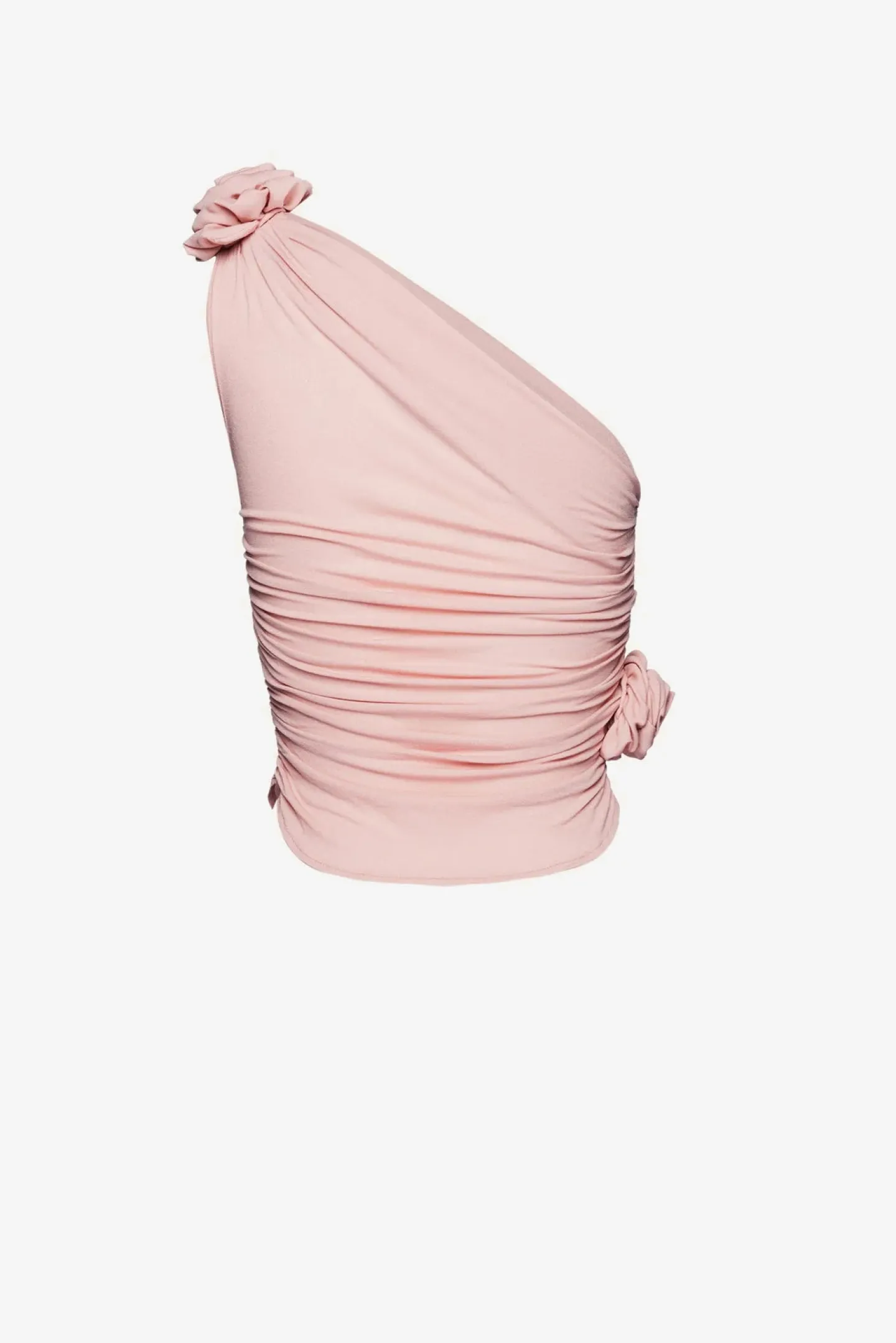 top_one_shoulder_in_light_2.webp Magda Butrym Blusen & Tops<Top One Shoulder in Light Pink