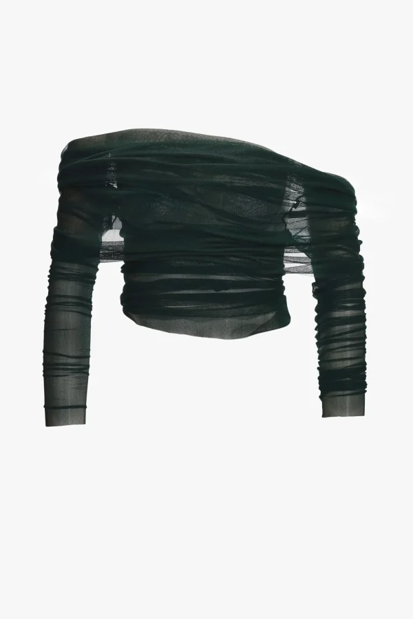 Christopher Esber Blusen & Tops<Top Veiled in Evergreen