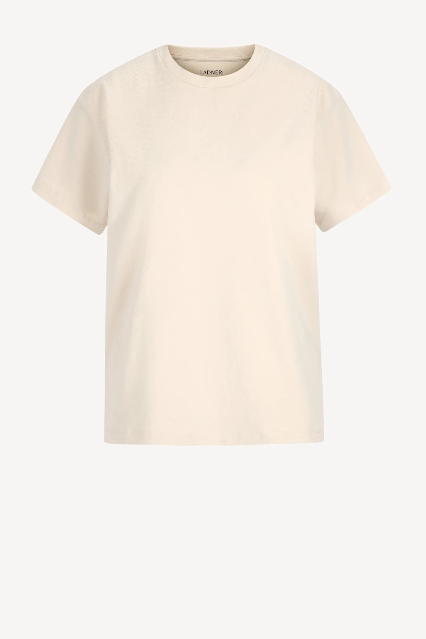 tshirt_le_mont_in_bleache_0.webp Ladneri Shirts, Tank Tops & Longsleeves<T-Shirt Le Mont in Bleached Sand