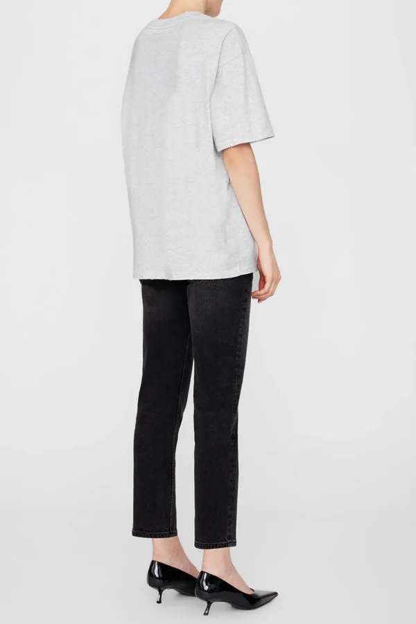 Anine Bing Shirts, Tank Tops & Longsleeves<T-Shirt Myers in Heather Grey