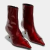 aeyde Stiefel & Boots<Boots Roe in Red Metallic