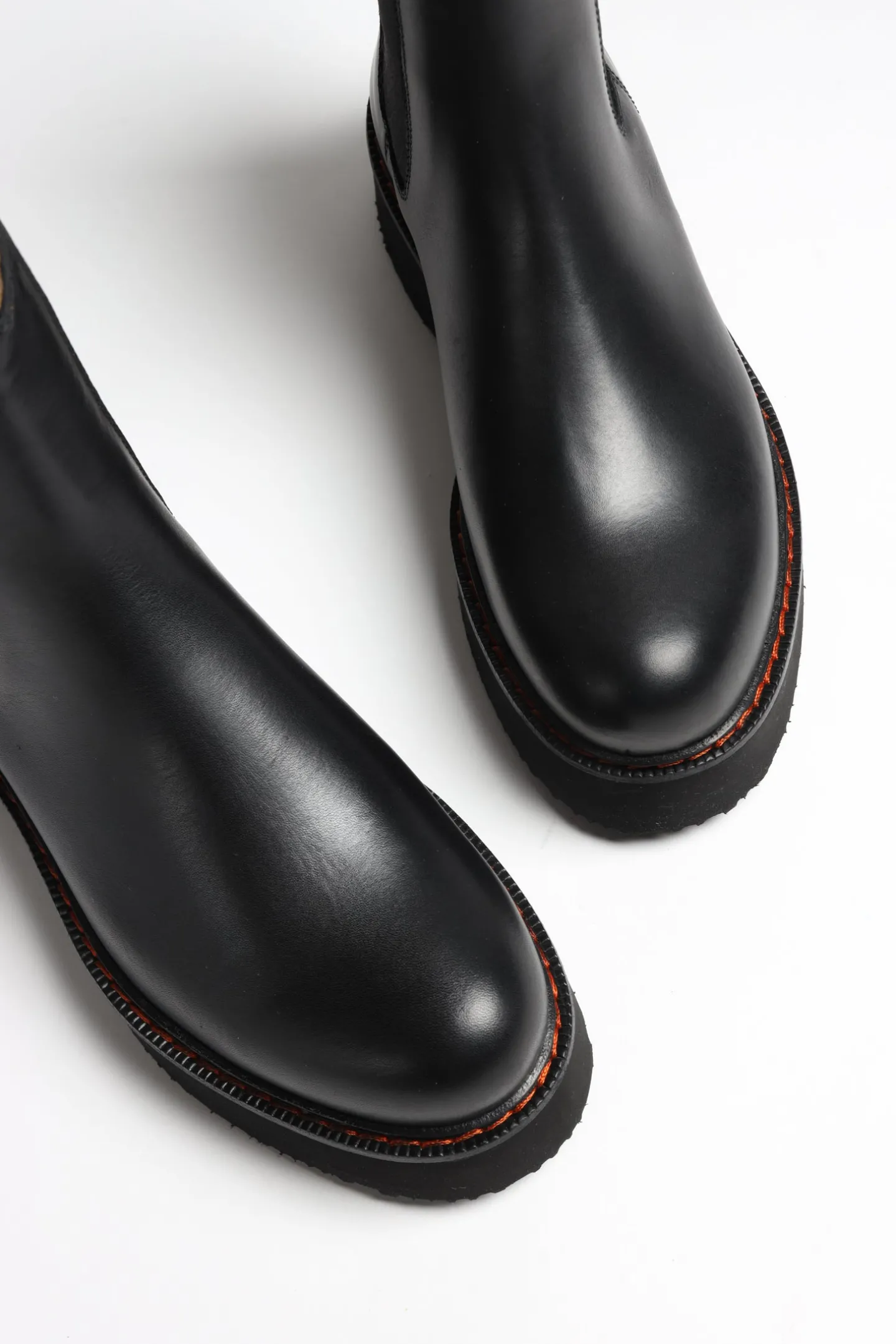 boots_single_stack_chelse_2.webp R13 Stiefel & Boots<Boots Single Stack Chelsea in Schwarz