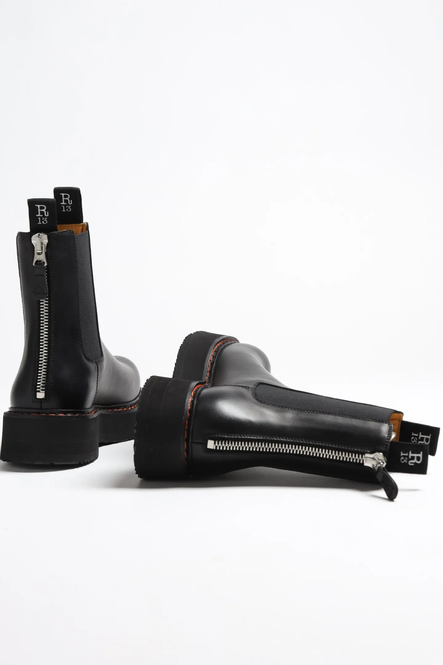 boots_single_stack_chelse_4.webp R13 Stiefel & Boots<Boots Single Stack Chelsea in Schwarz