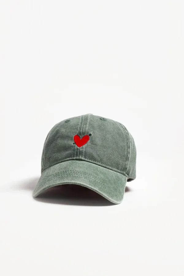 Anita Hass Caps & Mützen<Cap 'Heart' in Washed Green
