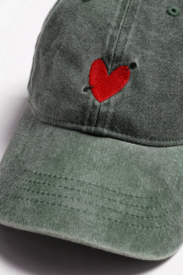 Anita Hass Caps & Mützen<Cap 'Heart' in Washed Green