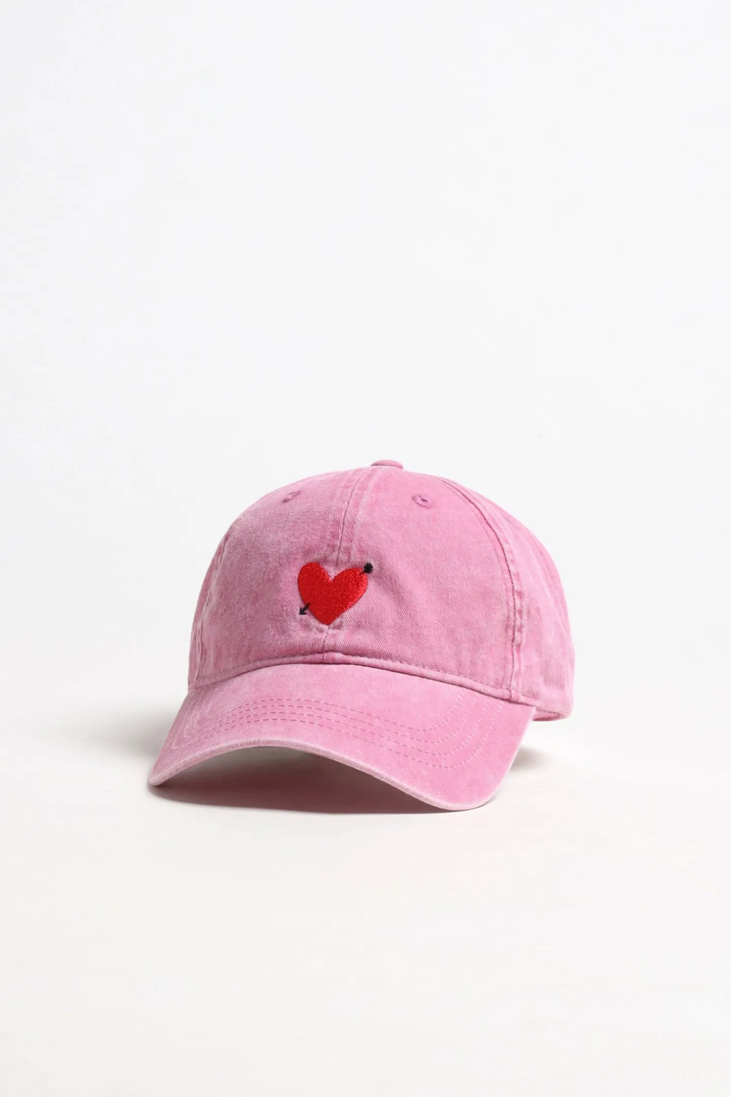 cap_heart_in_washed_pink_0.webp Anita Hass Caps & Mützen<Cap 'Heart' in Washed Pink