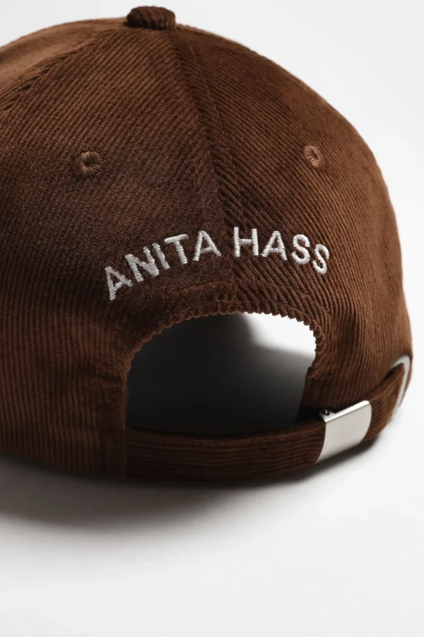 Anita Hass Caps & Mützen<Cord-Cap 'Heart' in Chocolate