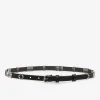 Isabel Marant Gürtel<Gürtel Odena in Schwarz/Silber