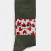 Anita Hass Socken<Lurexsocken in Grün/Gold