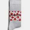 Anita Hass Socken<Lurexsocken in Silber/Pink