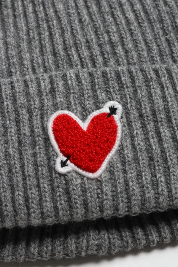 Anita Hass Caps & Mützen<Mütze 'Heart' in Grau