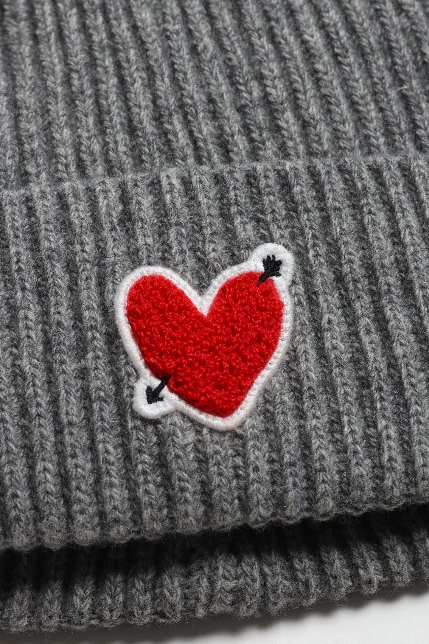 mtze_heart_in_grau_2.webp Anita Hass Caps & Mützen<Mütze 'Heart' in Grau