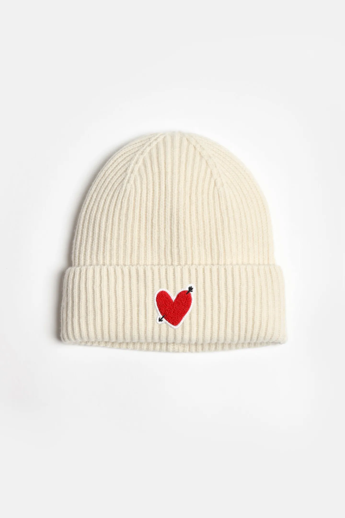 mtze_heart_in_ivory_0.webp Anita Hass Caps & Mützen<Mütze 'Heart' in Ivory