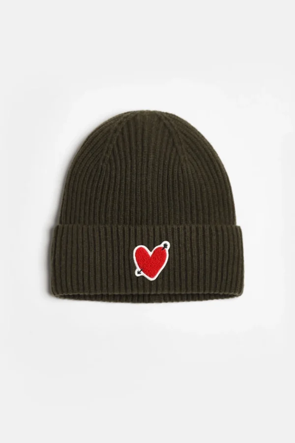 Anita Hass Caps & Mützen<Mütze 'Heart' in Khaki
