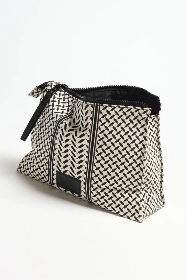 Lala Berlin x Anita Hass Clutches & Pouches<Pouch Pili 'Heart' in Schwarz/Weiß