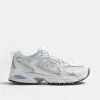 New Balance Sneaker | Low Top<Sneaker 530 in White/Silver Metallic