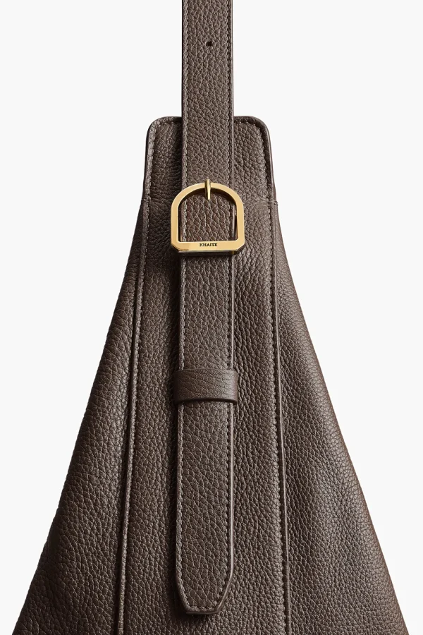 Khaite Schultertaschen<Tasche Augustina Hobo in Dark Brown