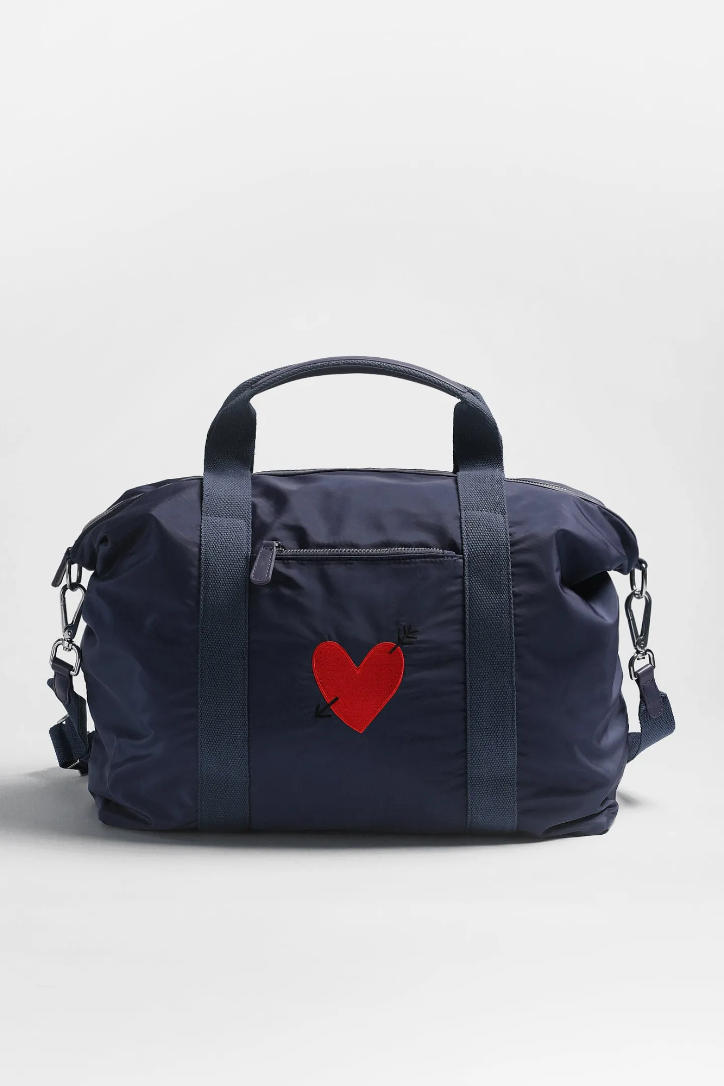 tasche_heart_in_navy_nylo_0.webp Anita Hass Shopper<Tasche 'Heart' in Navy Nylon