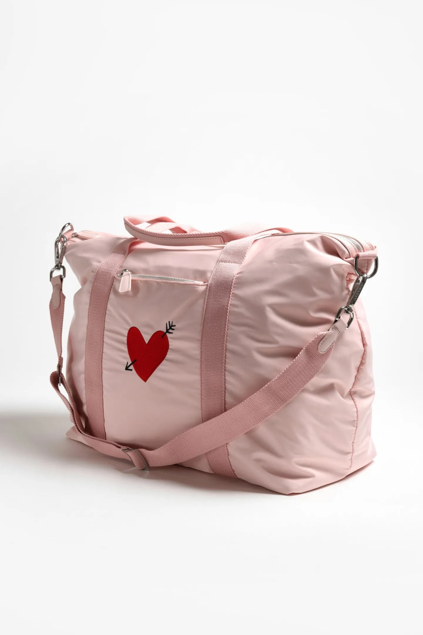 tasche_heart_in_rose_nylo_6.webp Anita Hass Shopper<Tasche 'Heart' in Rose Nylon
