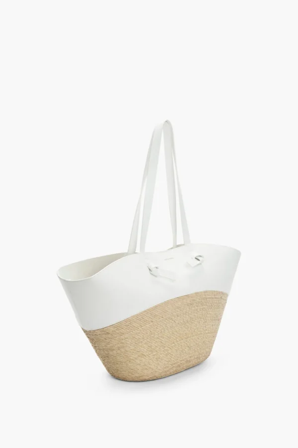 Altuzarra Shopper | Schultertaschen<Tasche Knot Basket Large in Optic White
