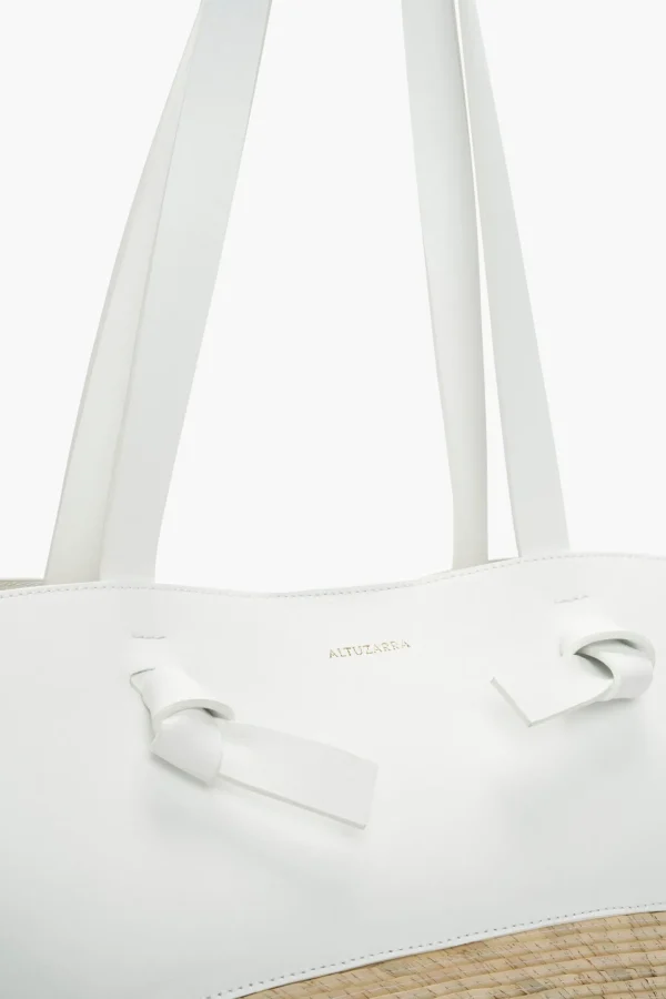 Altuzarra Shopper | Schultertaschen<Tasche Knot Basket Large in Optic White