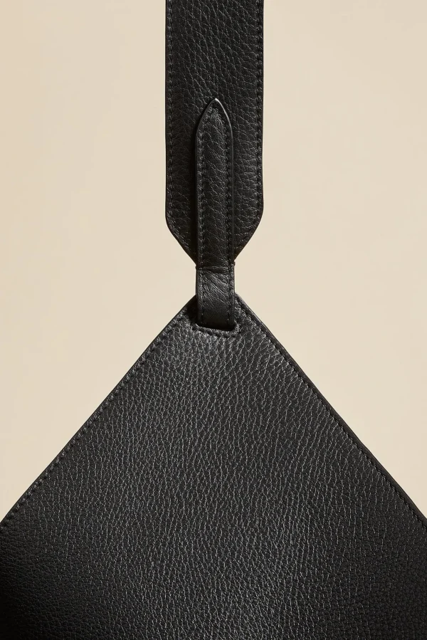 Khaite Shopper<Tasche Lotus Medium in Schwarz Pebbled